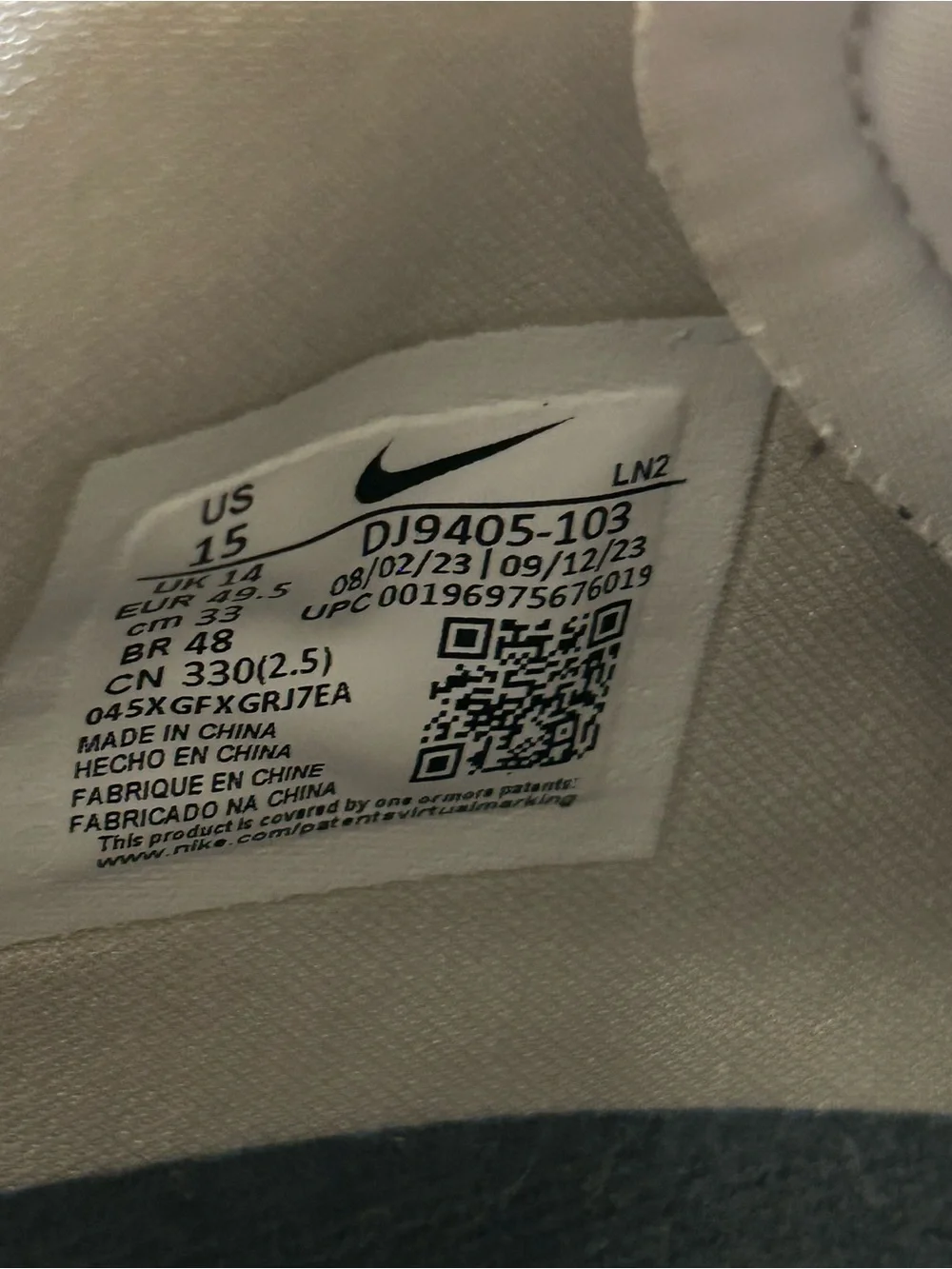Nike Air Zoom GT Hustle 2 Swoosh Squad White Basketball Shoes Men’s Size 15